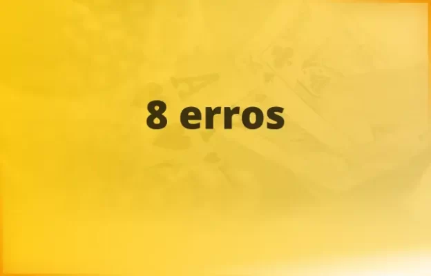 8 erros comuns de jogadores iniciantes e como evitá-los